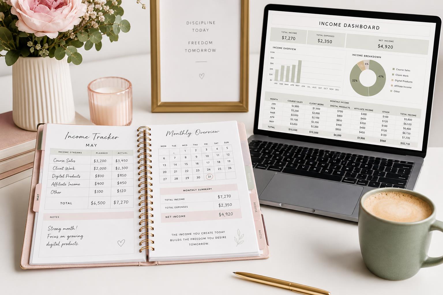 Income Planner digital product